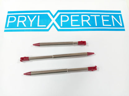 3x Stylus Screen Penna Kompatibel med 3DS Röd Generic