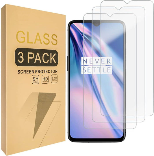 3x Glasskydd OnePlus 7T Härdat Täcker hela skärmen Generic