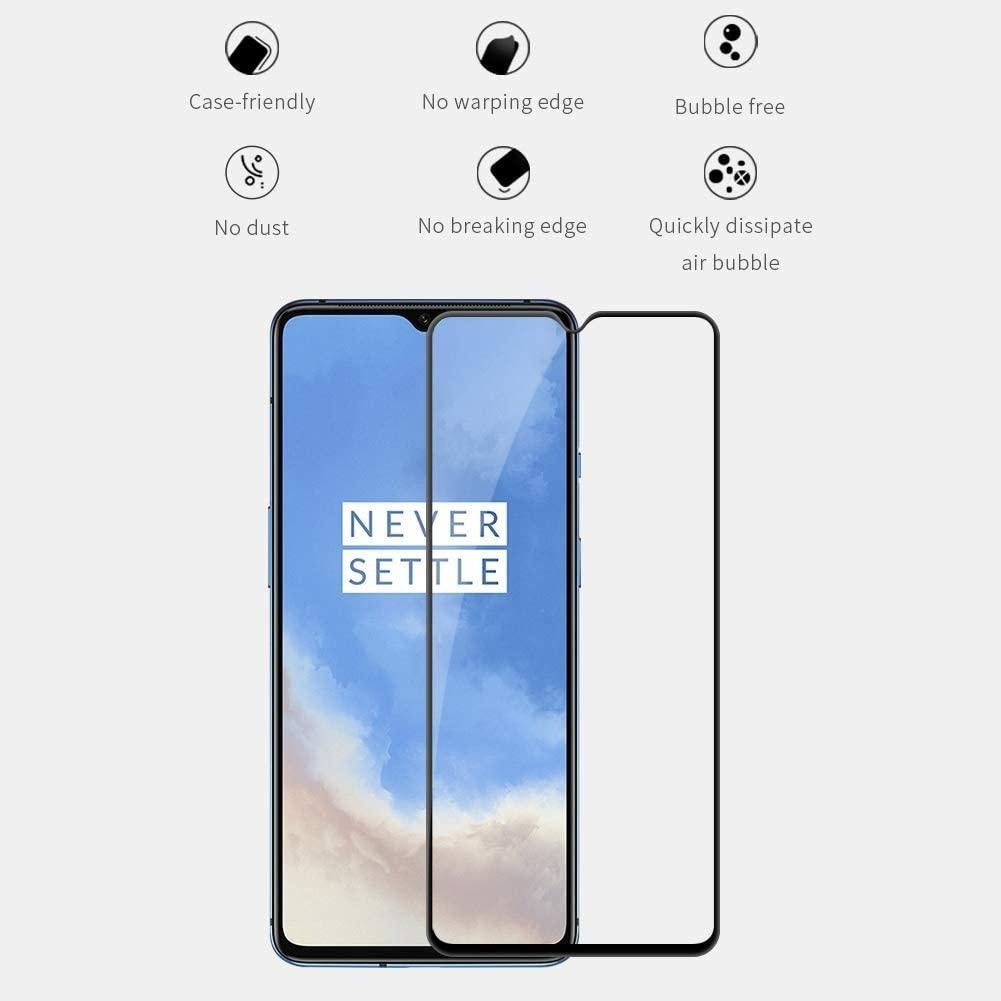 3x Glasskydd OnePlus 7T Härdat Täcker hela skärmen Generic