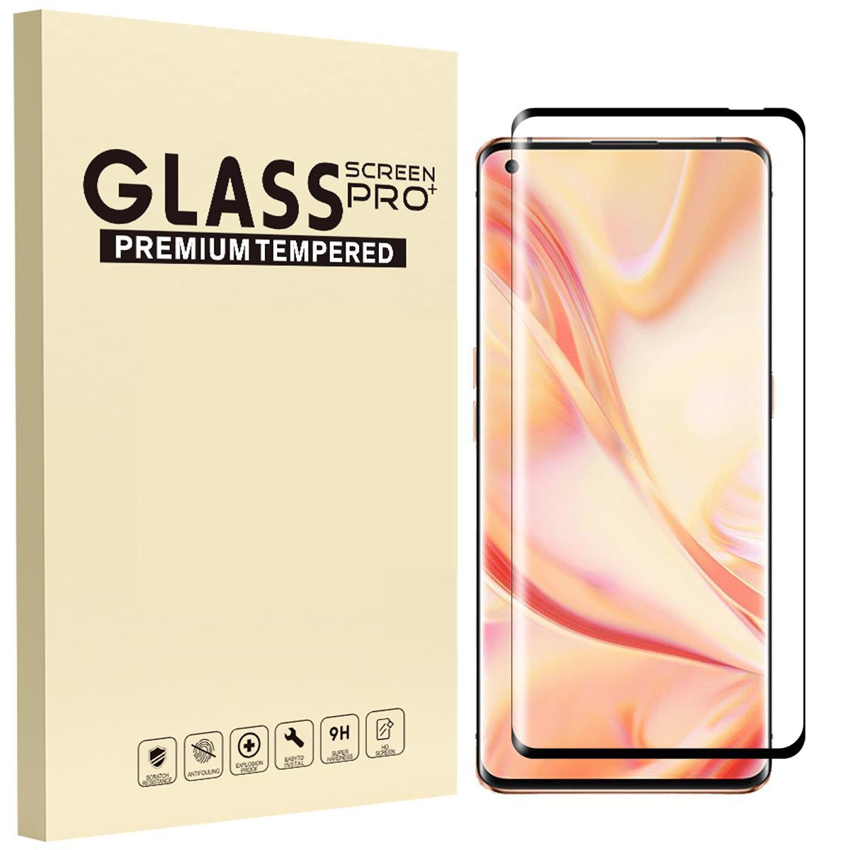 3x Glasskydd OnePlus 8 Härdat Täcker hela skärmen Generic
