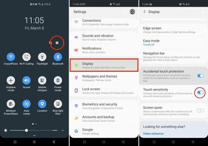 3x Härdat Glasskydd Samsung Note 20 Ultra Full Fit ,Fingerprint Generic