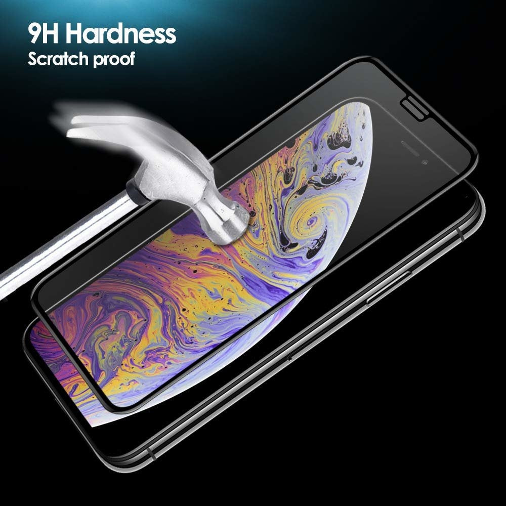 3x Härdat Glasskydd iPhone 11 Pro Max  / Xs Max 5D Full Fit Generic