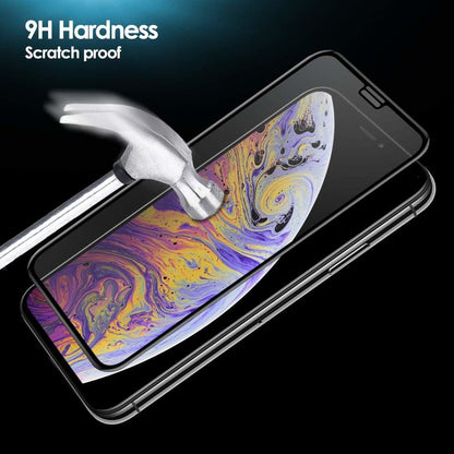 3x Härdat Glasskydd iPhone 11 Pro Max  / Xs Max 5D Full Fit Generic