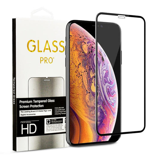 3x Härdat Glasskydd iPhone 11 Pro Max  / Xs Max 5D Full Fit Generic