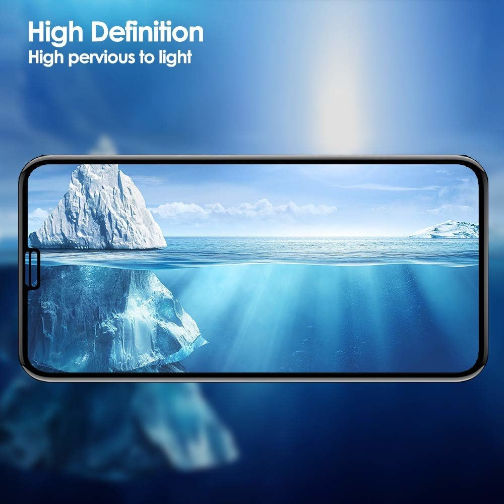 3x Härdat Glasskydd iPhone 11 Pro Max  / Xs Max 5D Full Fit Generic