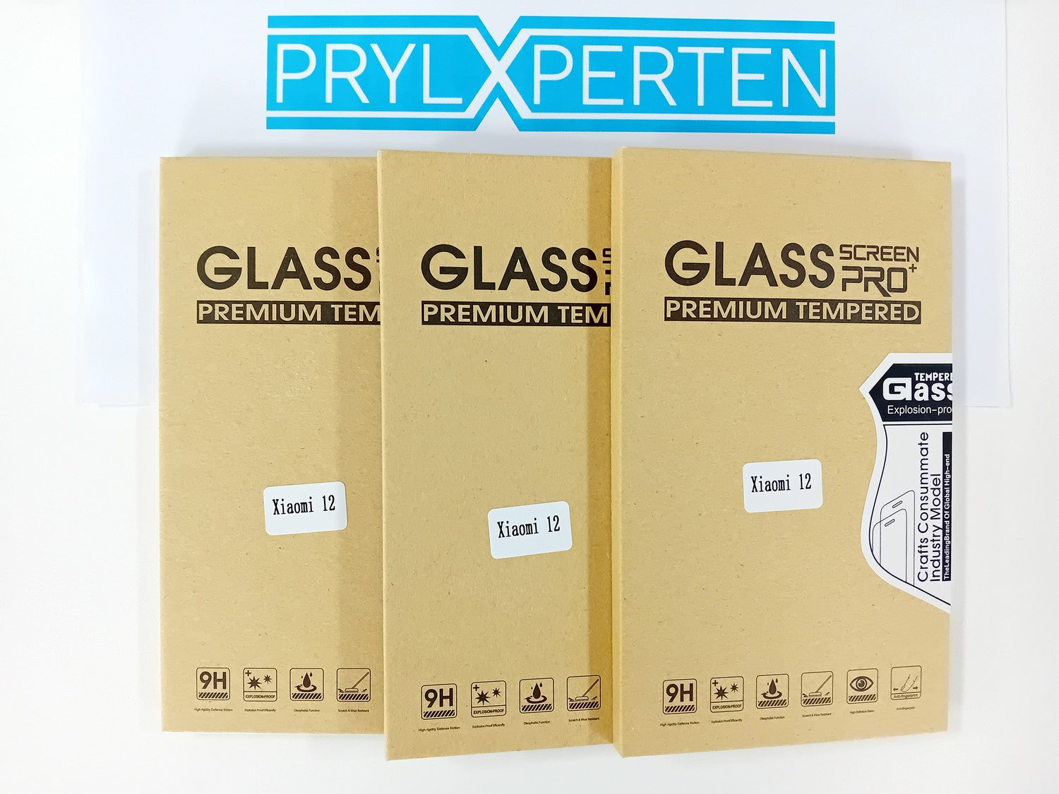 3x Skärmskydd i Härdat Glas för Xiaomi Mi 12 Generic