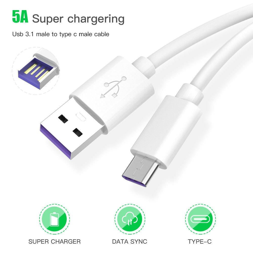 3x 5A USB 3.1 A  - USB C SuperCharge 2M Generic