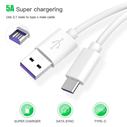 3x 5A USB 3.1 A  - USB C SuperCharge 2M Generic