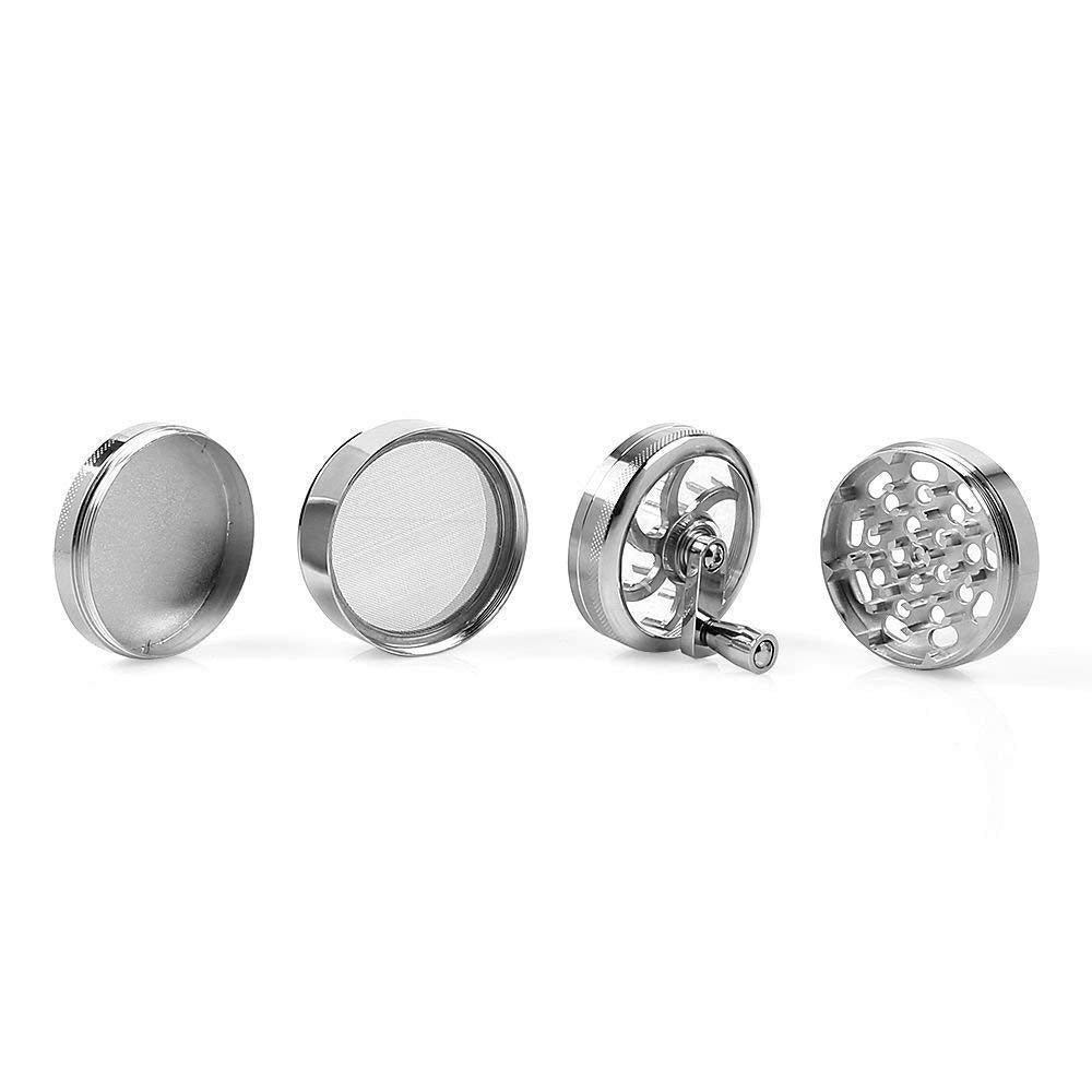 Metal Grinder 4 parts Tobakskvarn Örtkvarn. Generic