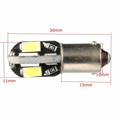 4x CANBUS T4W - BA9s 8 LED 5730 - Vit Generic