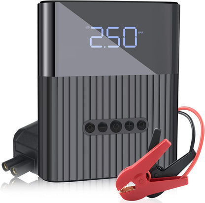 4 i 1 Starthjälp med luftkompressor och powerbank-funktion samt ficklampa Generic