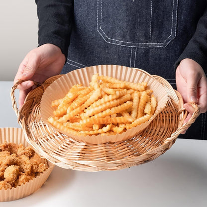 50st 16x4,5 cm Air Fryer Bakplåtspapper Ark Formar Runda Engångspapper Generic