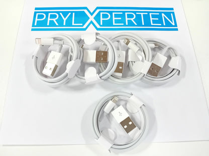 5X Lightning USB kabel till Apple för din iPhone, iPad 1m Generic