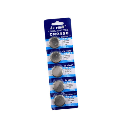 Litiumbatteri Knappcell Batteri CR2450 5-Pack Generic