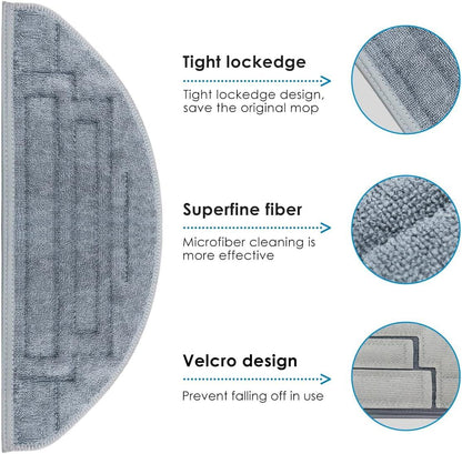 5x Moppdukar för Xiaomi Roborock S8 pro ultra Generic
