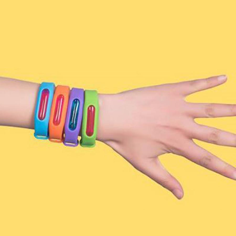5x Myggarmband Myggband Giftfria Svart Generic