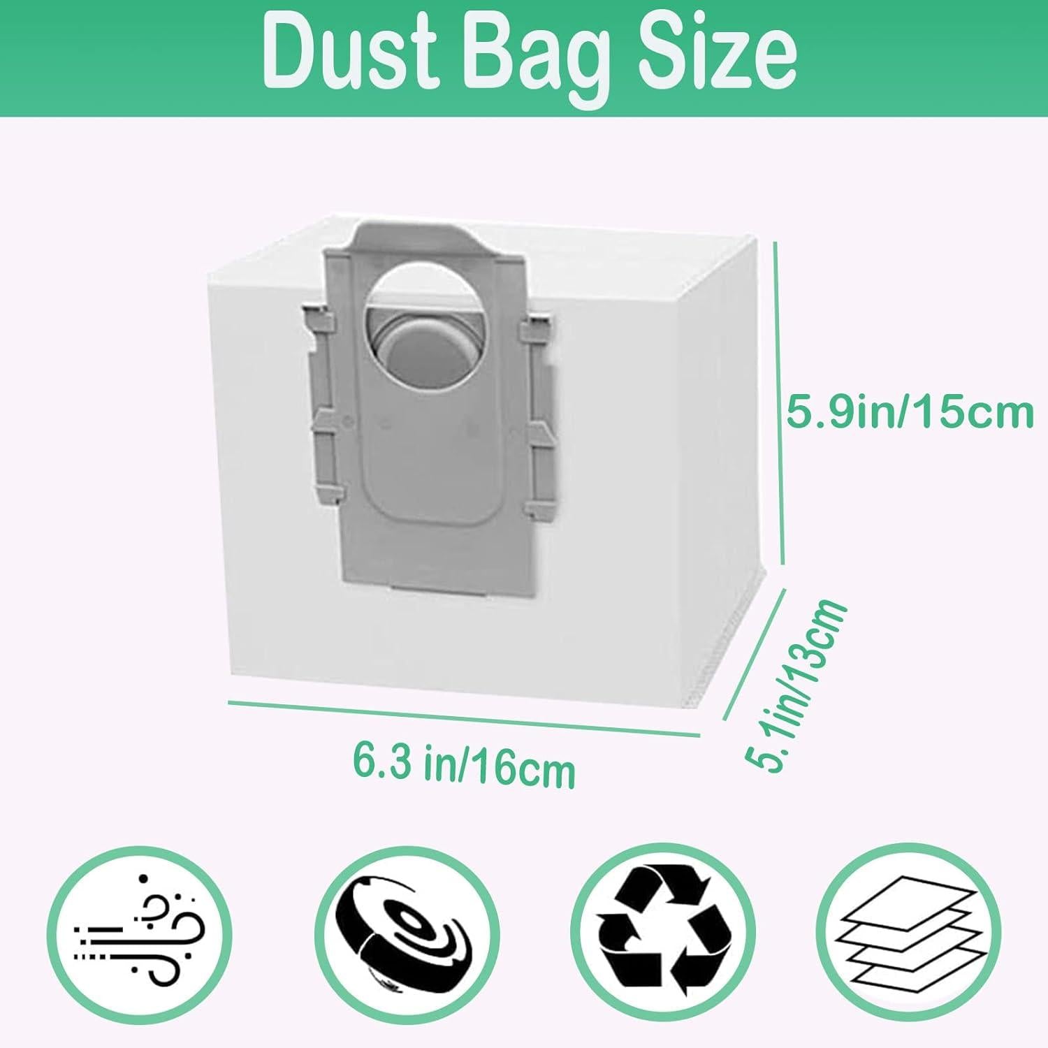 5x Dammsugarpåsar Xiaomi Roborock S8+ / S8 Pro Ultra mm. Generic