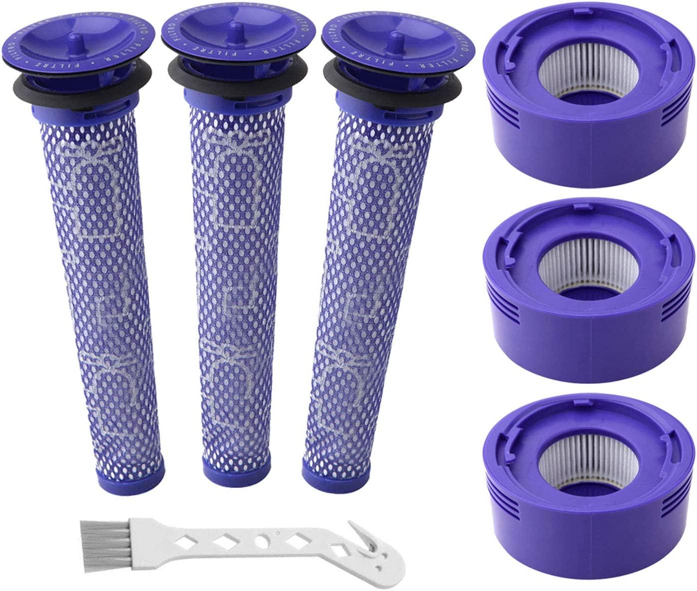 6X Dammsugarfilter för Dyson V7 Animal, V7, V8 Absolute Generic