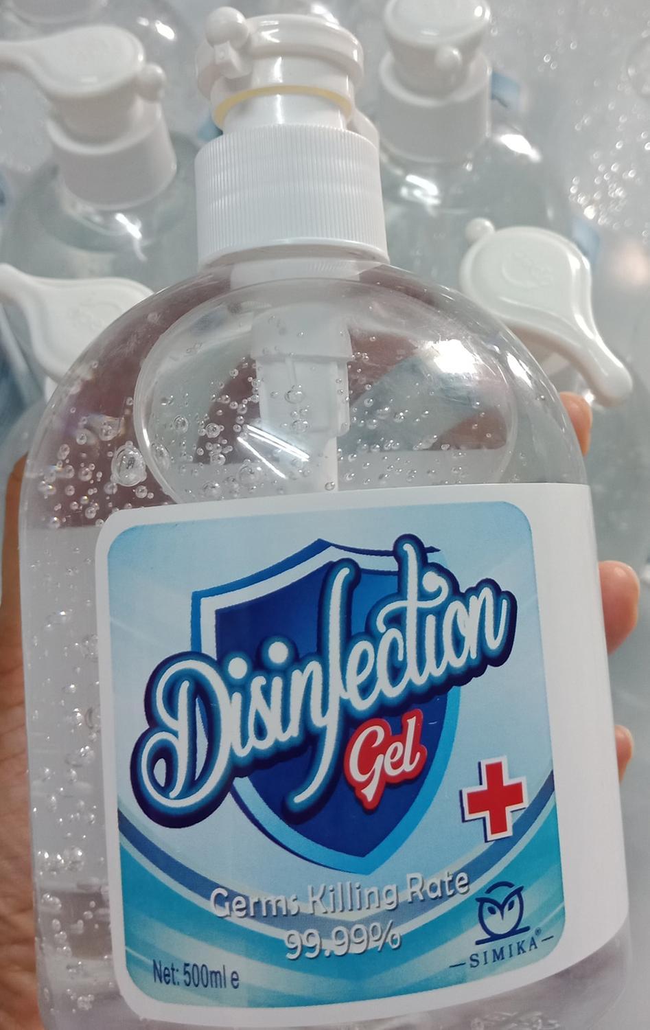 6X Handdesinfektion , Handsprit Gel 500ml 75% Generic