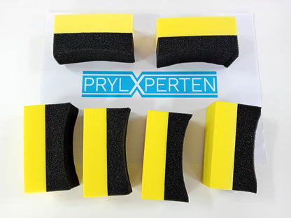 6X Tyre Applicator, Däck Svamp Perfekt till däckglans Generic