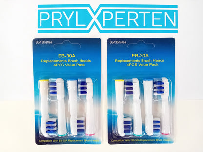 8-pack Oral-B Kompatibla Tandborsthuvuden EB-30A Generic