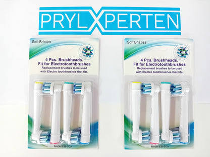 8-pack Oral-B Kompatibla Tandborsthuvuden EB-50A Generic