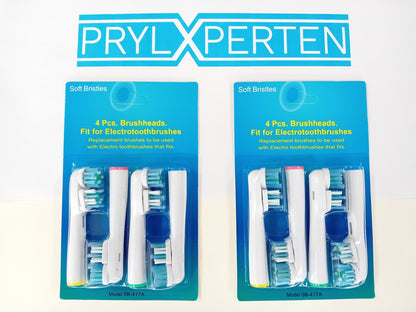 8-pack Oral-B Kompatibla Tandborsthuvuden SB-417A Generic
