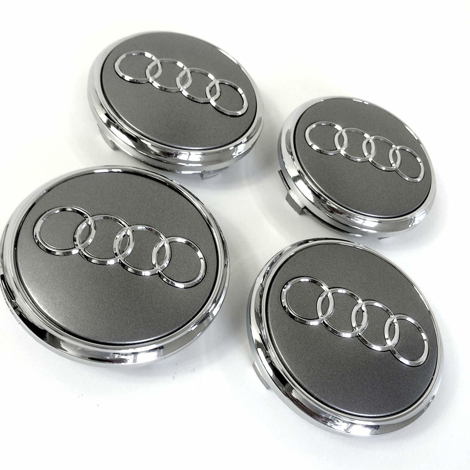 AU08 - 77MM 4-pack Centrumkåpor AUDI Generic
