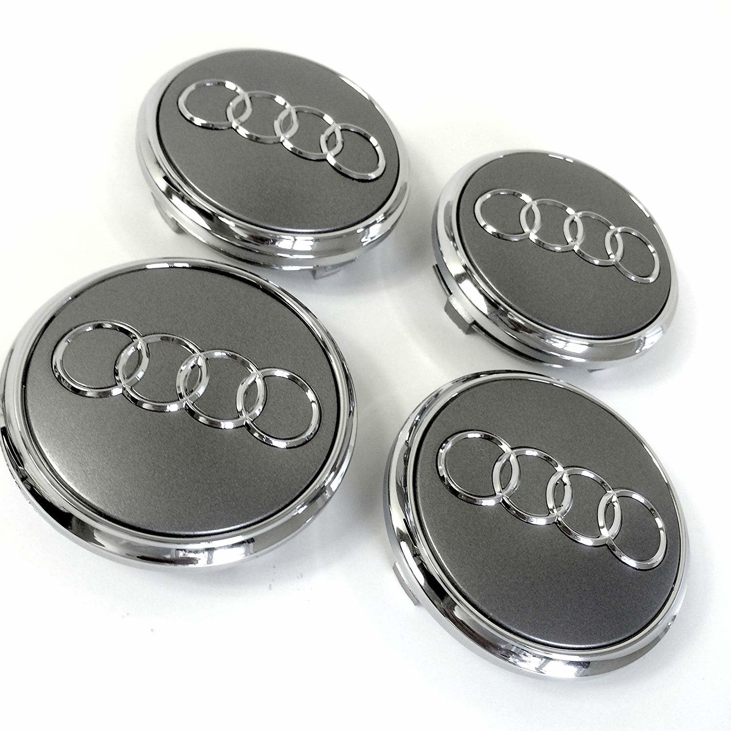AU08 - 77MM 4-pack Centrumkåpor AUDI Generic