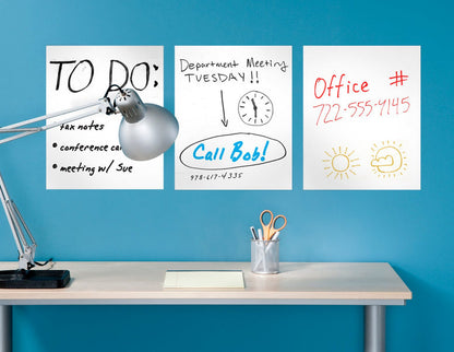 Självhäftande whiteboard 200x45cm Generic