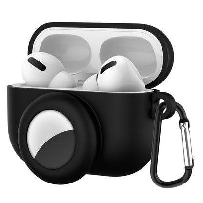 AirPods Pro silikonskal med AirTag hållare Svart Generic