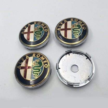 Alfa01 - 60MM 4-pack Centrumkåpor Alfa Romeo Generic