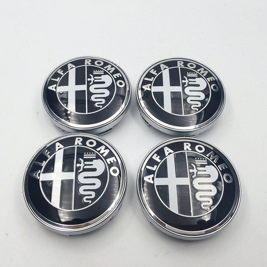 Alfa02 - 60MM 4-pack Centrumkåpor Alfa Romeo Generic