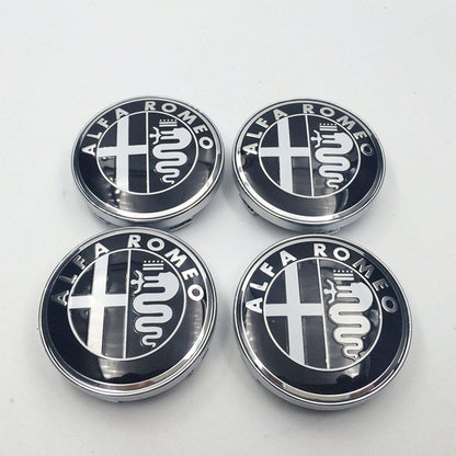 Alfa02 - 60MM 4-pack Centrumkåpor Alfa Romeo Generic