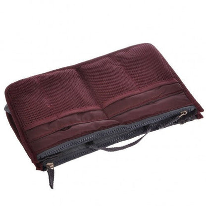 Bag in Bag Handväskinsats Väskinsats Vinröd Generic