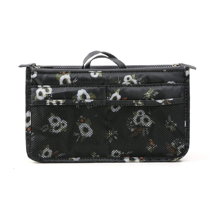 Bag in Bag Handväskinsats Väskinsats Blomma Svart Generic