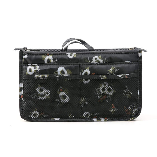 Bag in Bag Handväskinsats Väskinsats Blomma Svart Generic