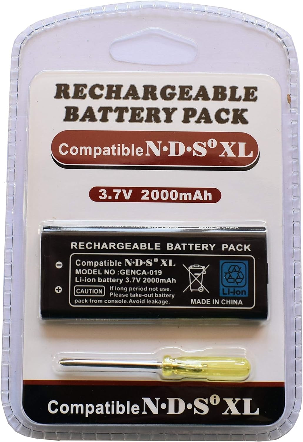Ersättningsbatteri Kompatibel med Nintendo DSi XL Generic