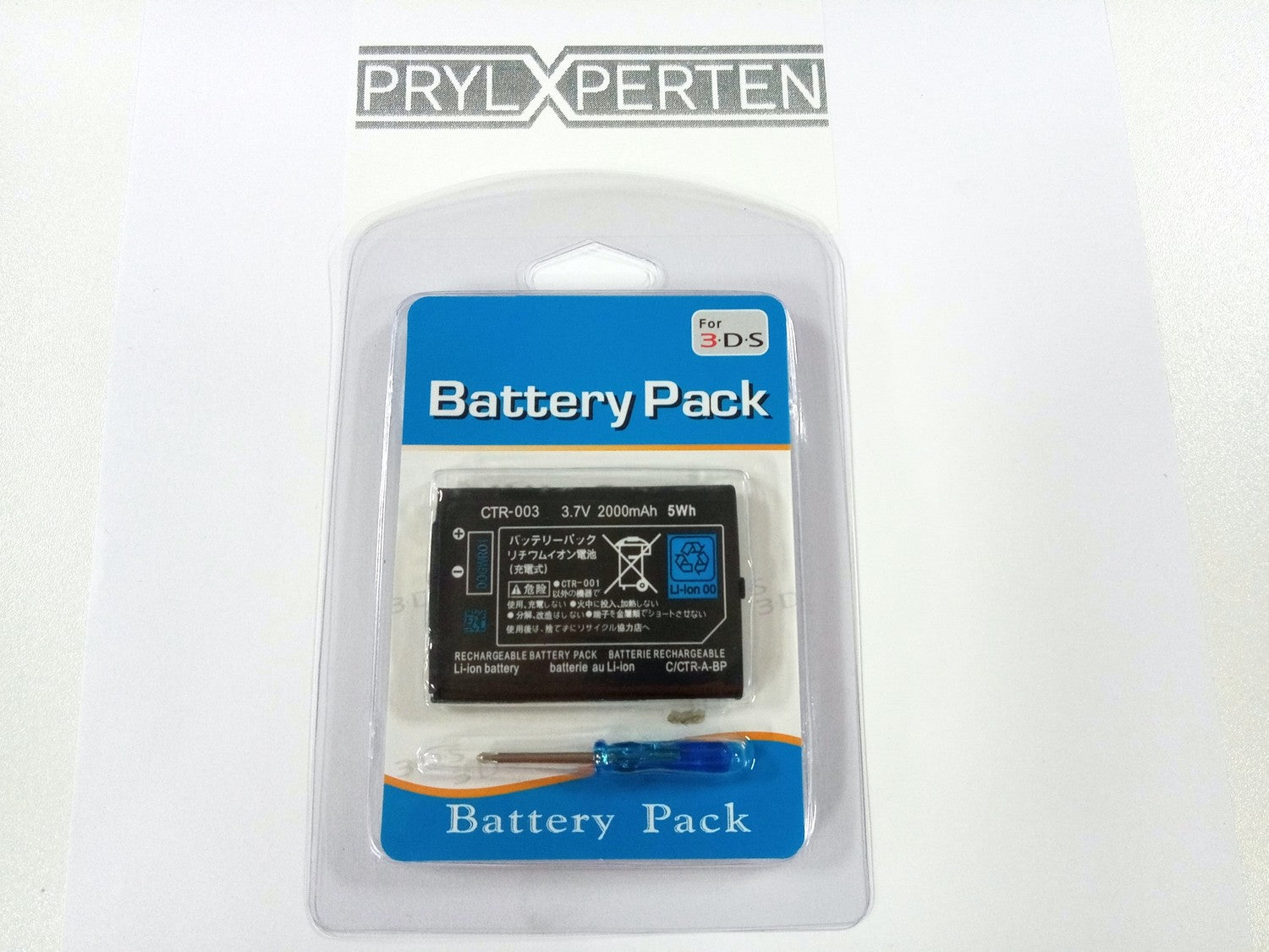 Batteri med skruvmejsel Kompatibel med Nintendo 3DS / 2DS / 2DSXL Generic