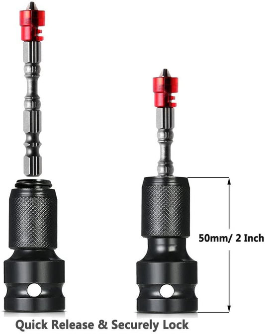 Bitsadapter Adapterhylster 1/2 "- 1/4 HEX Generic