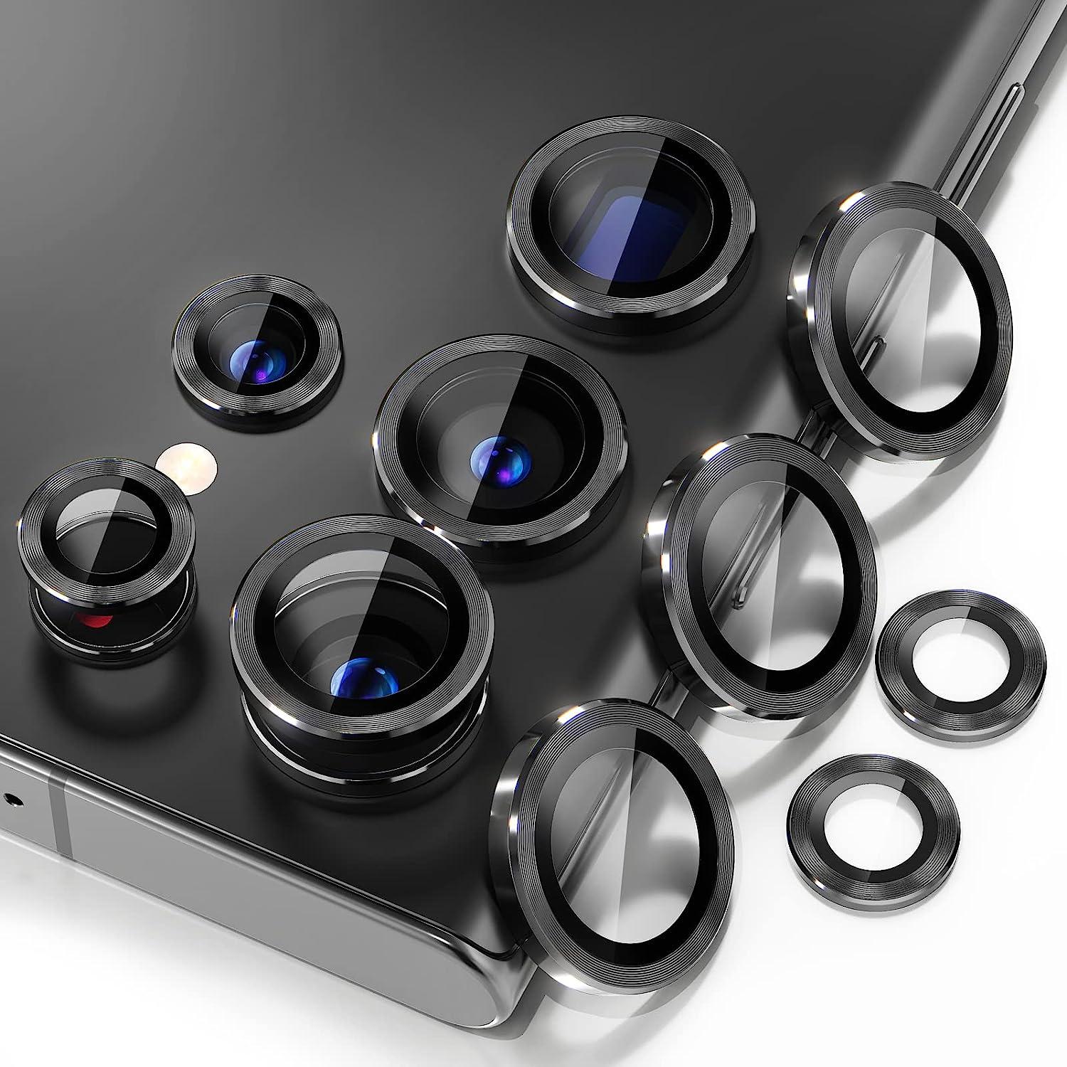 Svart Samsung S23 Ultra Kamera Linsskydd Generic