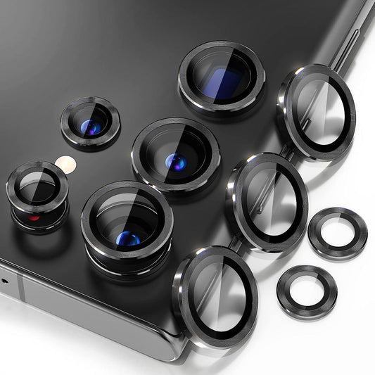 Svart Samsung S23 Ultra Kamera Linsskydd Generic