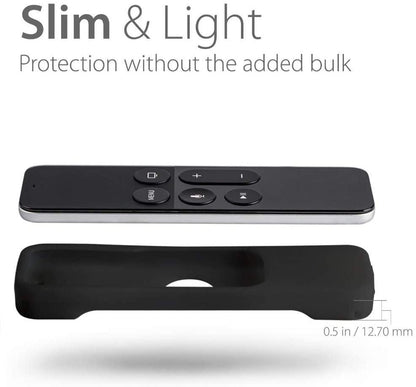 Svart Silikonskydd till fjärrkontroll Apple TV 4 / 5 Generic
