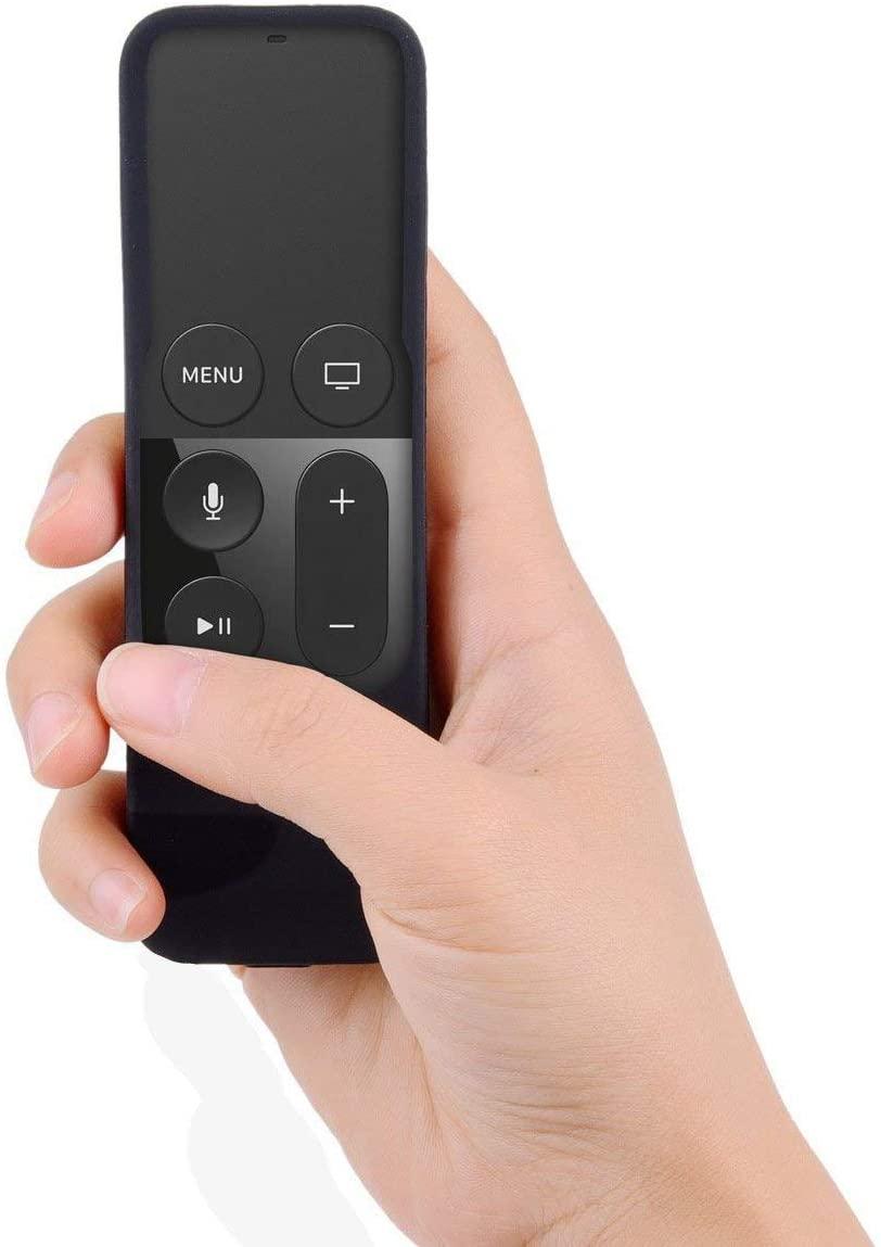 Svart Silikonskydd till fjärrkontroll Apple TV 4 / 5 Generic