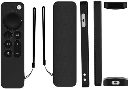 Svart Silikonskydd till fjärrkontroll Apple TV Gen 6 2021 Generic