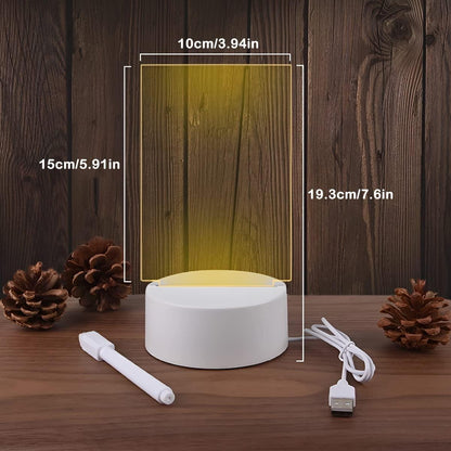 Blank Anteckningstavla led ljus Generic