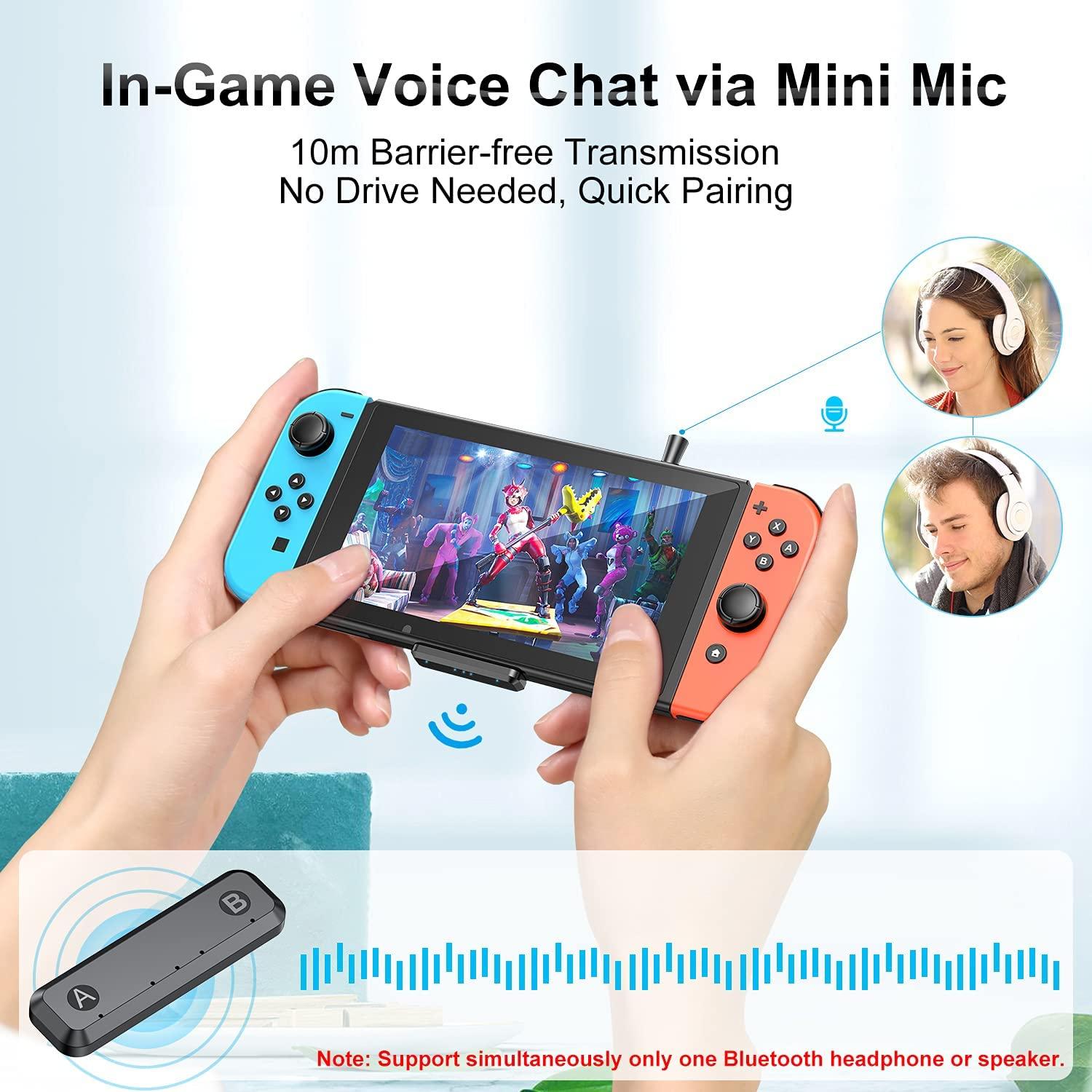 Bluetooth adapter Kompatibel med Nintendo Switch/lite BT 5.0 Generic