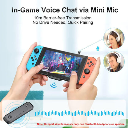 Bluetooth adapter Kompatibel med Nintendo Switch/lite BT 5.0 Generic