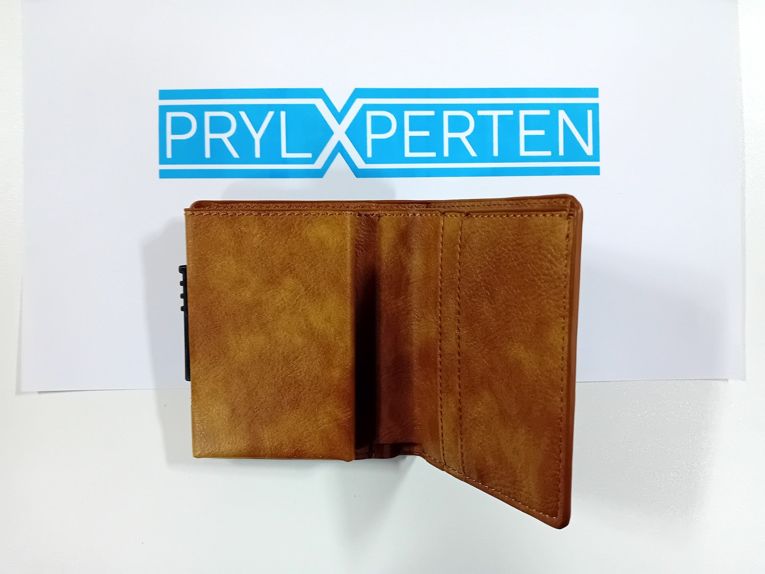 Brun RFID - NFC Skydd Läder Plånbok Med Sedelfack Korthållare Generic