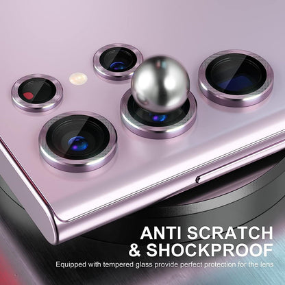 Burgundy Samsung S24 Ultra Kamera Linsskydd Generic